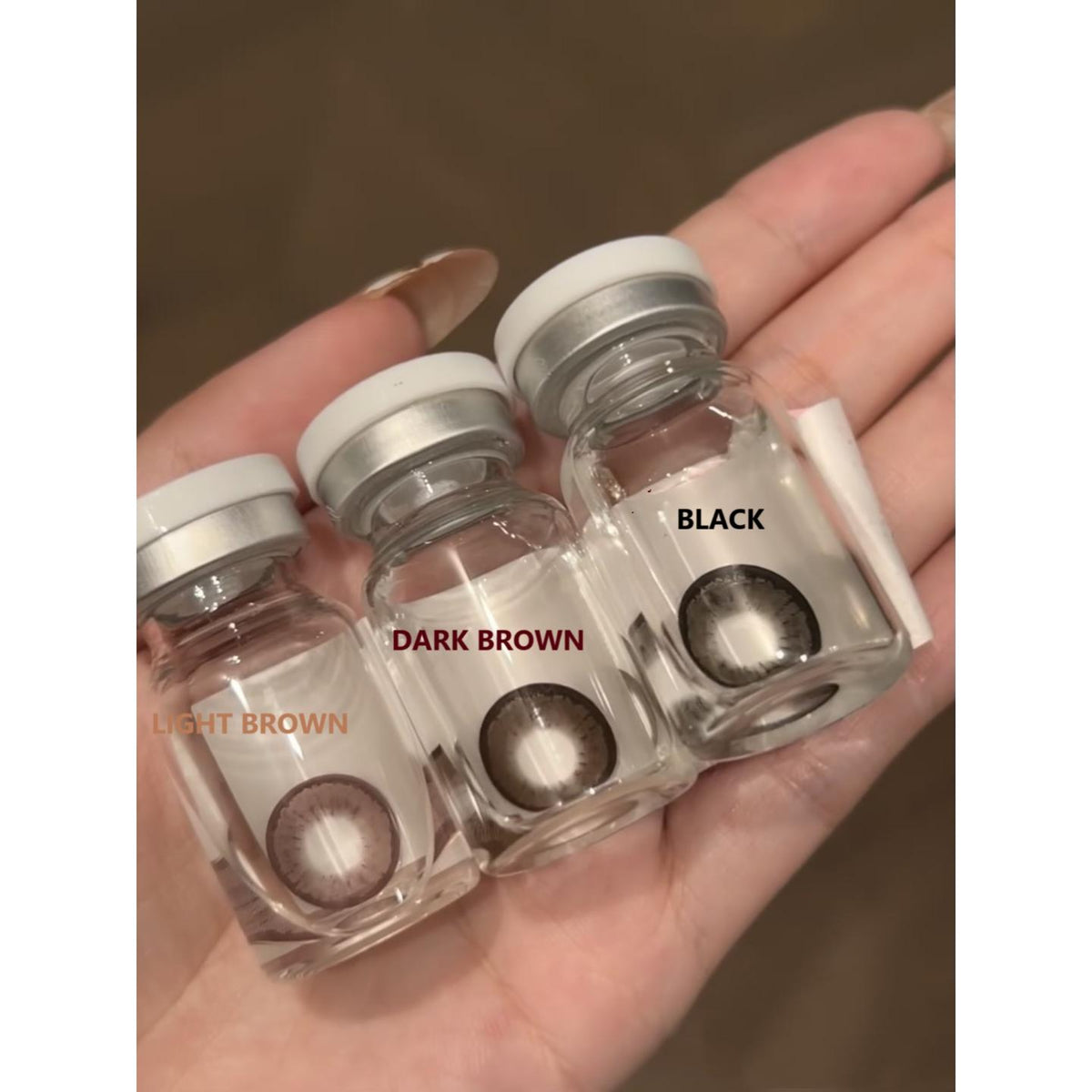 คอนแทคเลนส์สี MNHKA รุ่น Xiyoulens ขนาด 14.50 มม. สีดำ (แบบราย 6 เดือน)