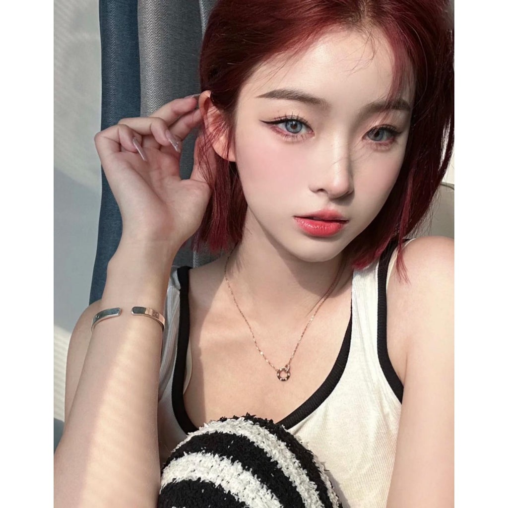 TLLHUI Xiyoulens 14.20mm Blue Colored Contact Lenses (6 Months Wear)