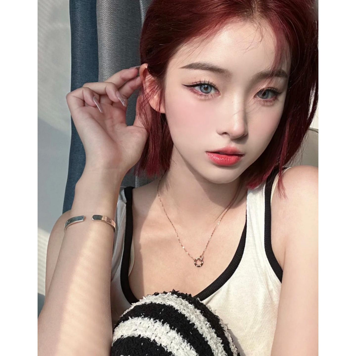 TLLHUI Xiyoulens 14.20mm Blue Colored Contact Lenses (6 Months Wear)