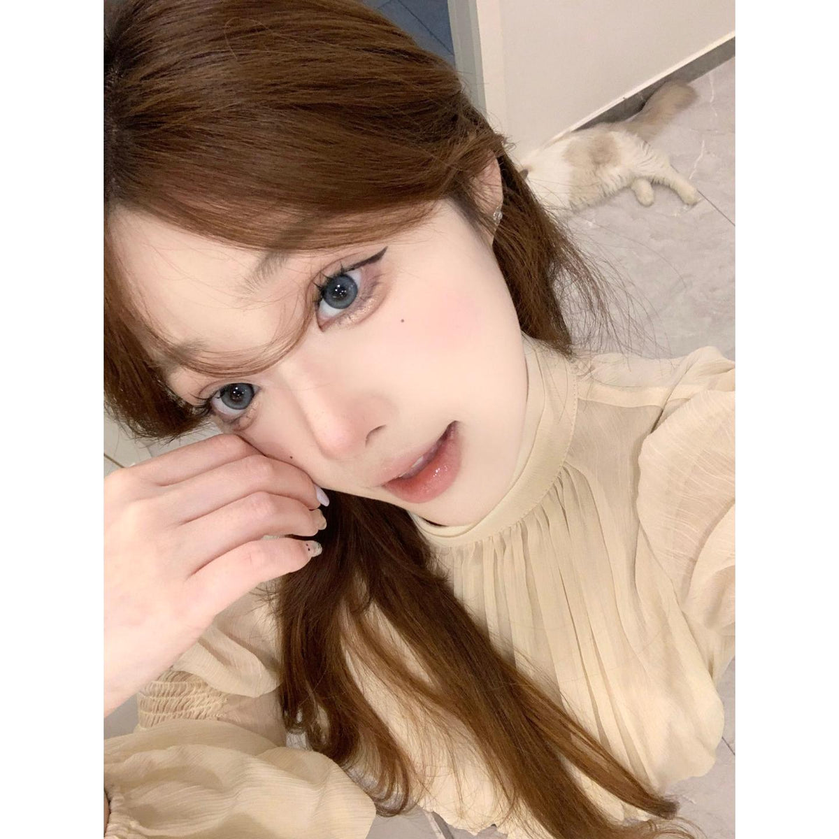 NSHLV MorningCon 14.20mm Green Colored Contact Lenses (6 Months Wear)
