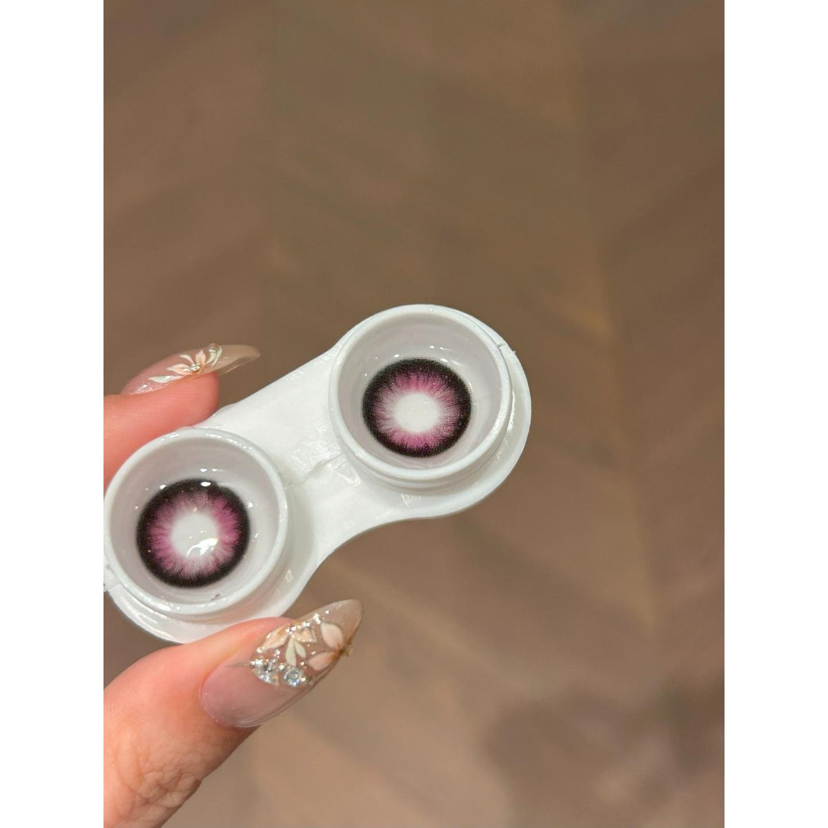 MFYSHUI thestarlens 14.50mm Purple Colored Contact Lenses (6 Months Wear)