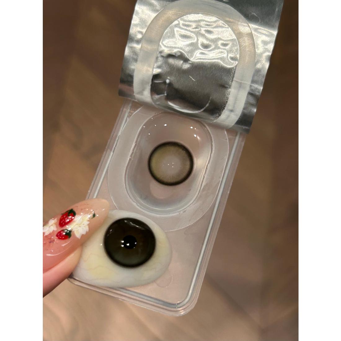 QLLV MimiPark 14.50mm Green Colored Contact Lenses (6 Months Wear)