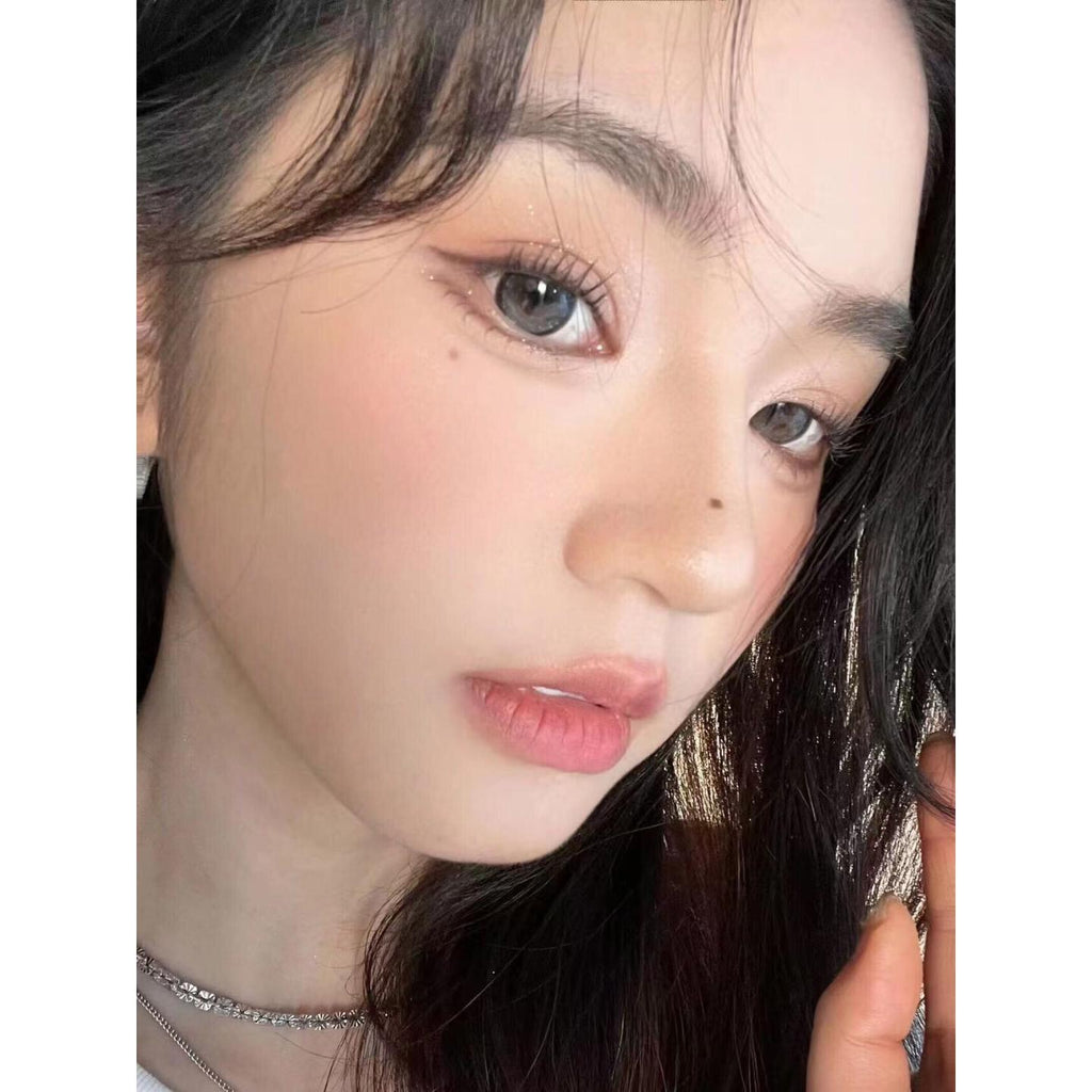 MNHJING OVOLOOK 14.20mm Grey Colored Contact Lenses (6 Months Wear)
