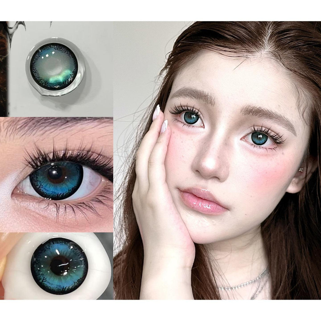 คอนแทคเลนส์สี GDHAI รุ่น Serltyca ขนาด 14.50 มม. สีฟ้า (ชนิดราย 6 เดือน)