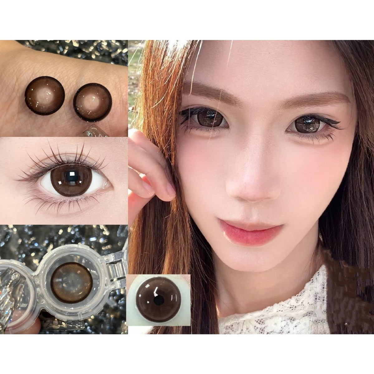 TFTANG thestarlens 14.50mm Brown Colored Contact Lenses (6 Months Wear)