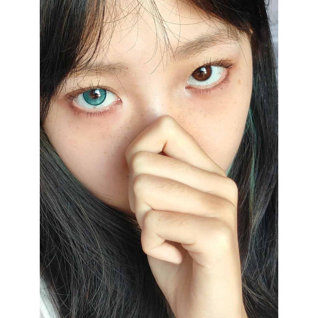 คอนแทคเลนส์สีเขียว BBXJLV Serltyca ขนาด 14.20 มม. (ชนิดราย 6 เดือน)
