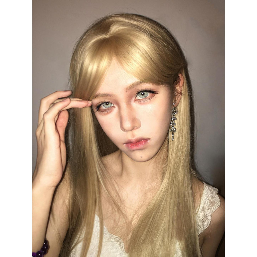 XLNHUI Serltyca 14.50mm Gray Colored Contact Lenses (6 Months Wear)