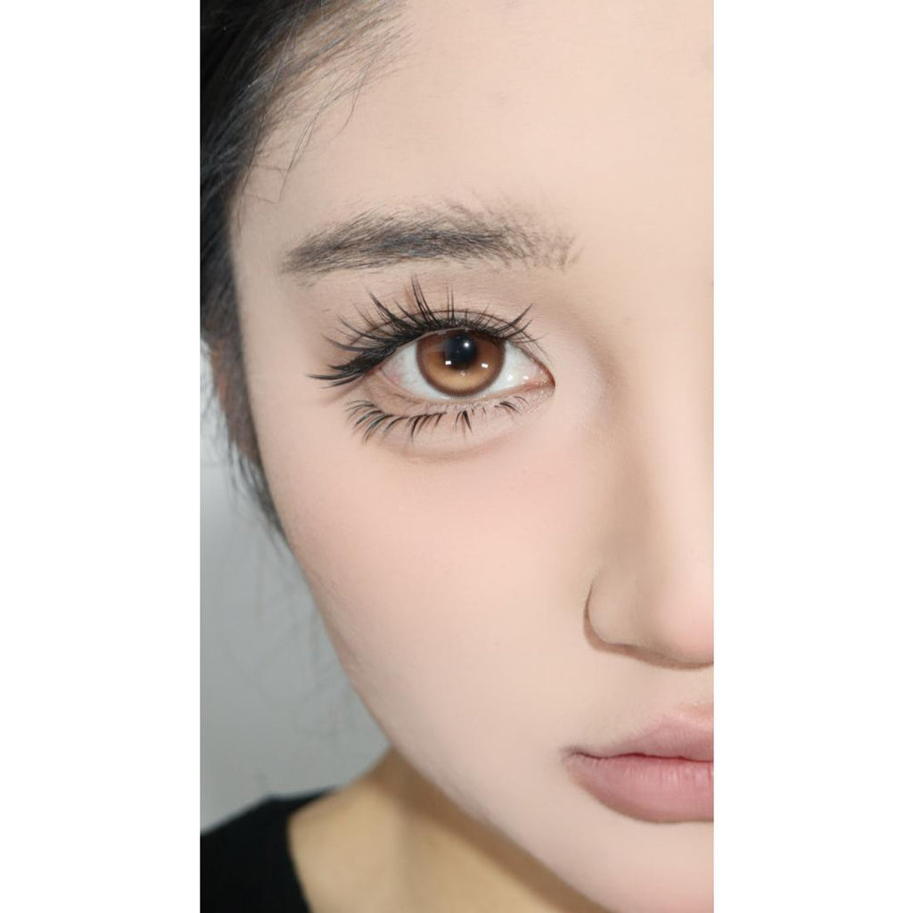 CDNGHPO OBALEN 14.50mm Brown Colored Contact Lenses (6 Months Wear)