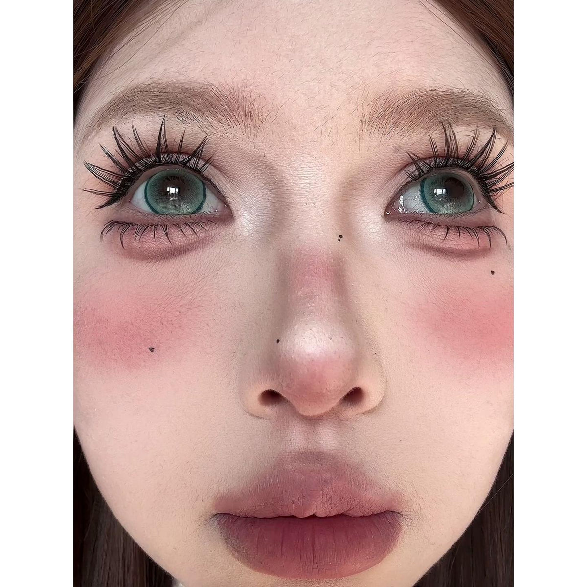 คอนแทคเลนส์สีเขียว NHXXLV Serltyca ขนาด 14.20 มม. (แบบราย 6 เดือน)