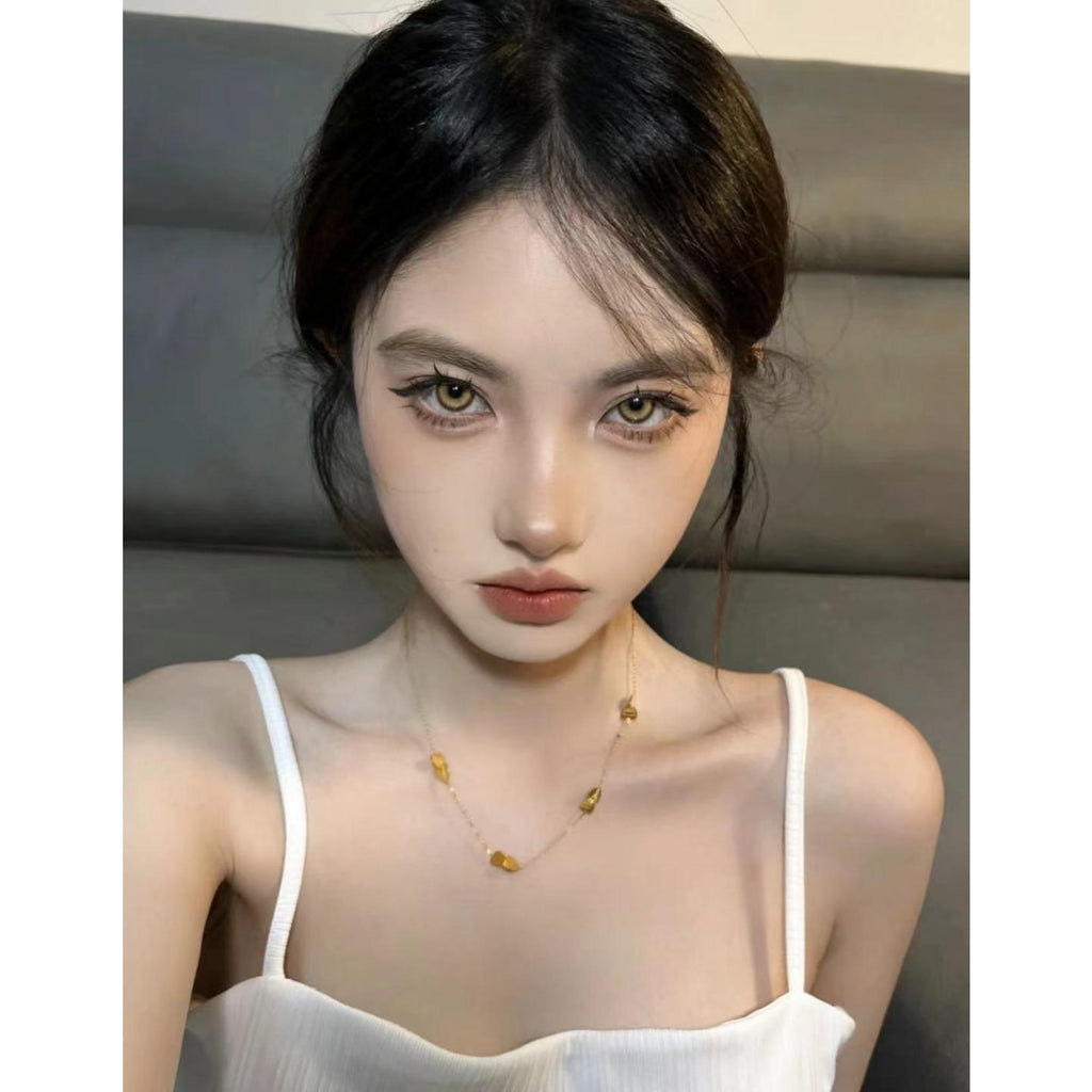 CJHAI FLLYCON 14.20mm Brown Colored Contact Lenses (6 Months Wear)