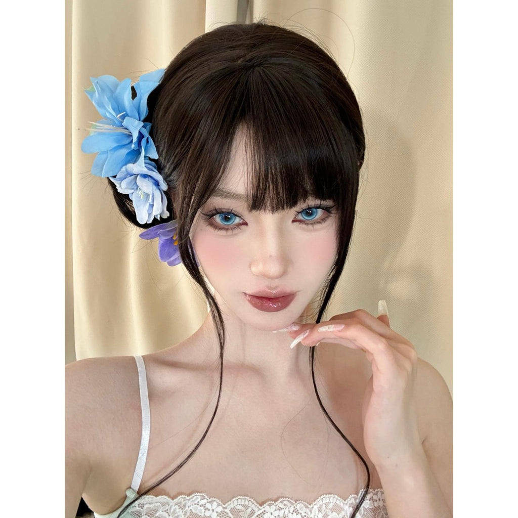 XZHDIE thestarlens 14.20mm Blue Colored Contact Lenses (6 Months Wear)