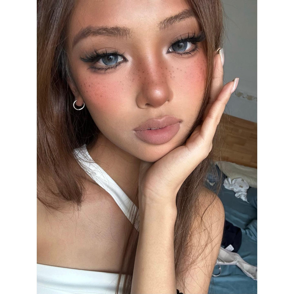 HLBLAN Serltyca 14.20mm Blue Colored Contact Lenses (6 Months Wear)