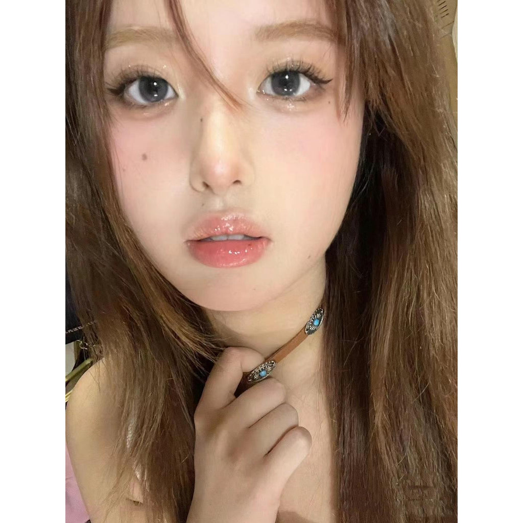 XNPHUI PORSLEN 14.20mm Grey Colored Contact Lenses (6 Months Wear)