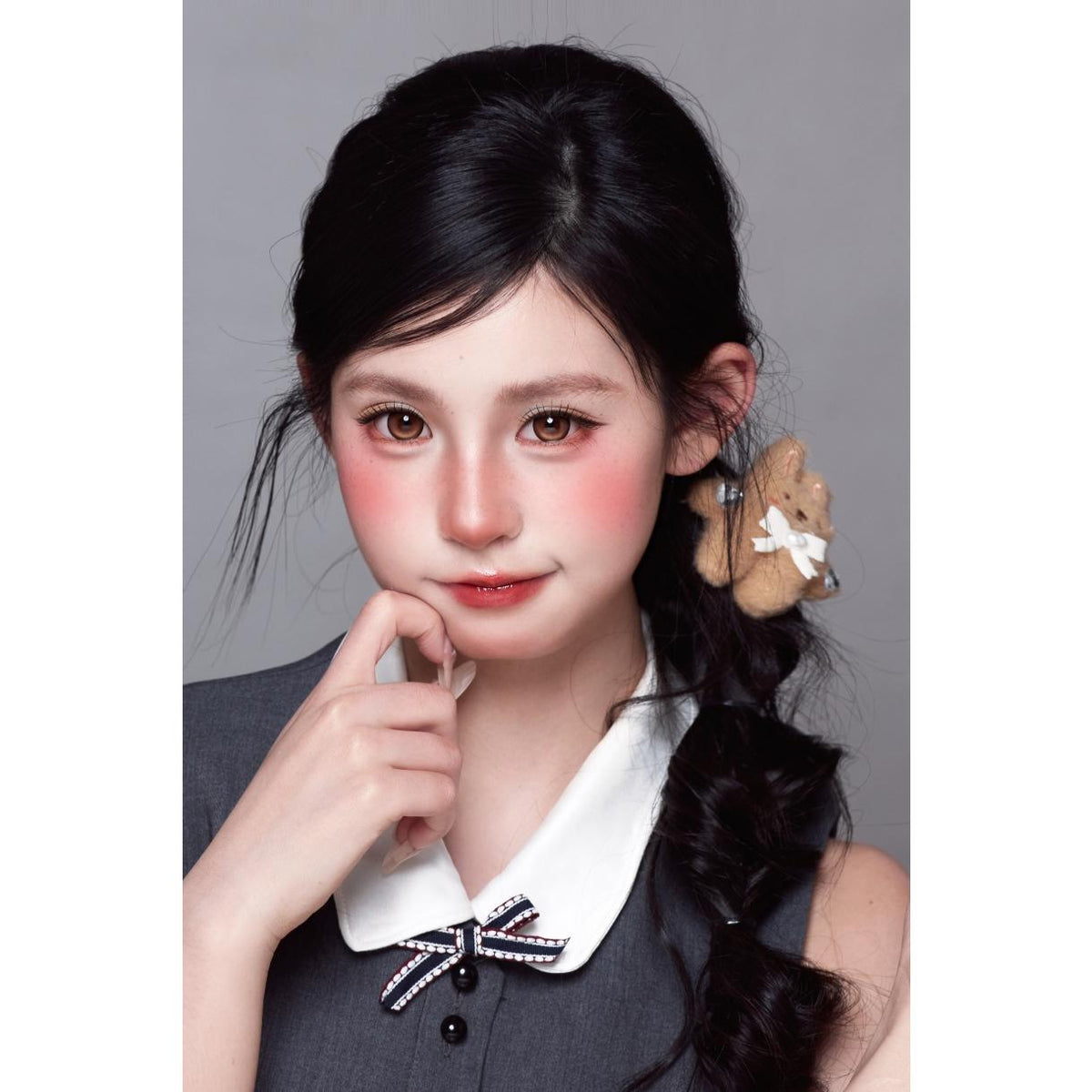 CDLSNSHEN OBALEN 14.50mm Brown Colored Contact Lenses (6 Months Wear)