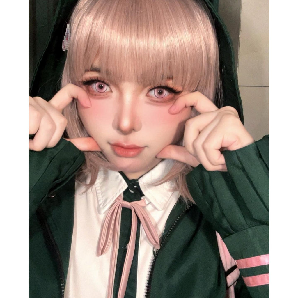 MFPPFEN Xiyoulens 14.50mm Pink Colored Contact Lenses (6 Months Wear)
