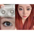 OQLHUI Xiyoulens คอนแทคเลนส์สีเทา ขนาด 14.20 มม. (ระยะการใช้งาน 6 เดือน)