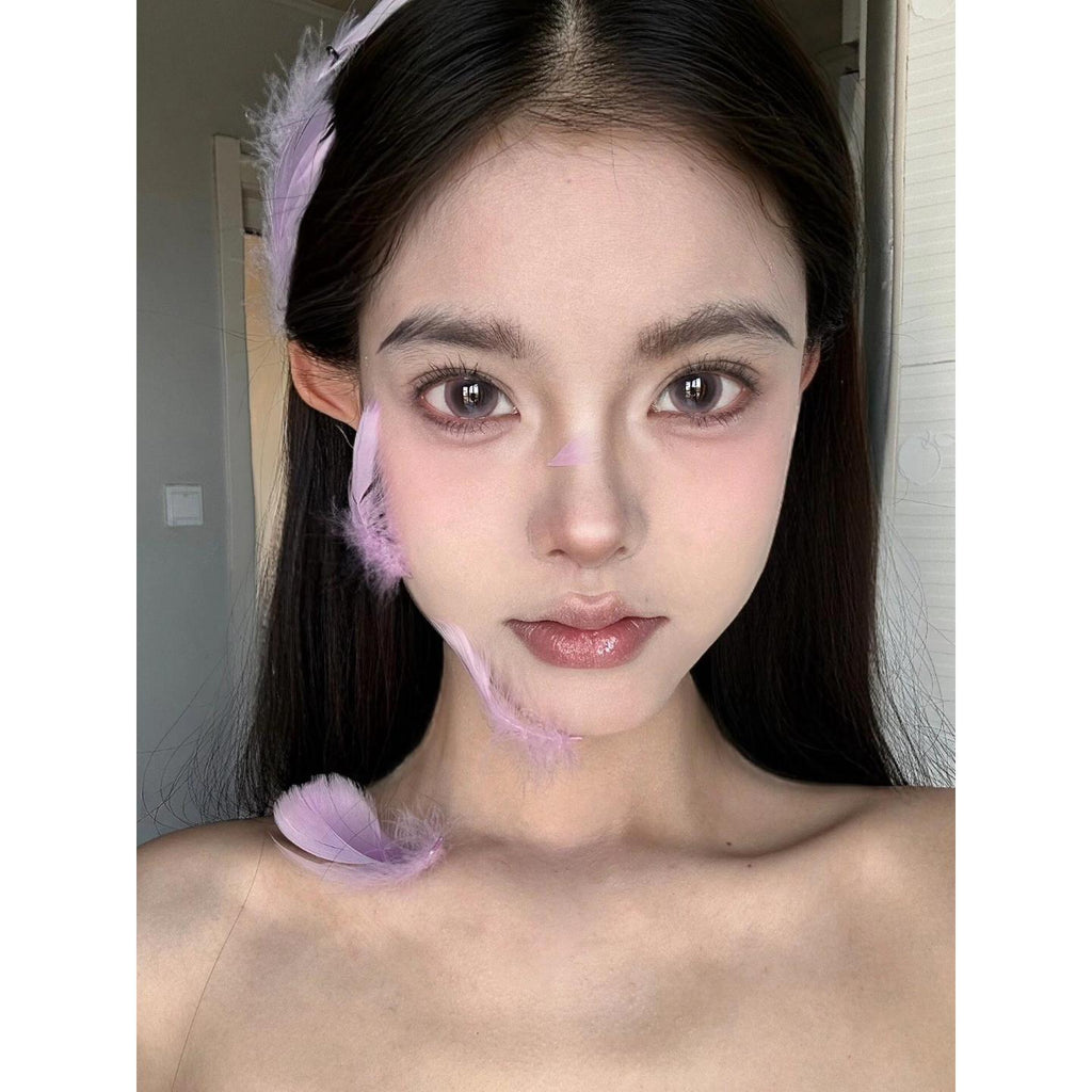 CLFHWU Xiyoulens คอนแทคเลนส์สี ขนาด 14.50 มม. สีชมพู (ชนิดราย 6 เดือน)