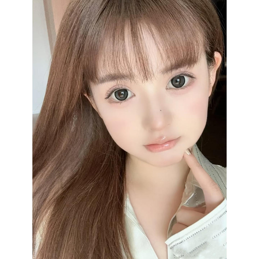 HTHUI ROSELENS 14.50mm Grey Colored Contact Lenses (6 Months Wear)