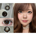 CDJTQQIAO OBALEN 14.50mm Brown Colored Contact Lenses (6 Months Wear)
