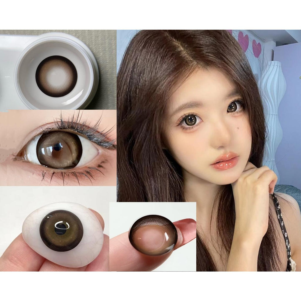 คอนแทคเลนส์สีน้ำตาล JXKKE BOOSCON ขนาด 14.50 มม. (แบบราย 6 เดือน)