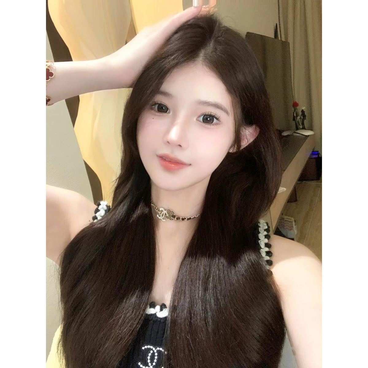 HTHUI ROSELENS 14.50mm Grey Colored Contact Lenses (6 Months Wear)