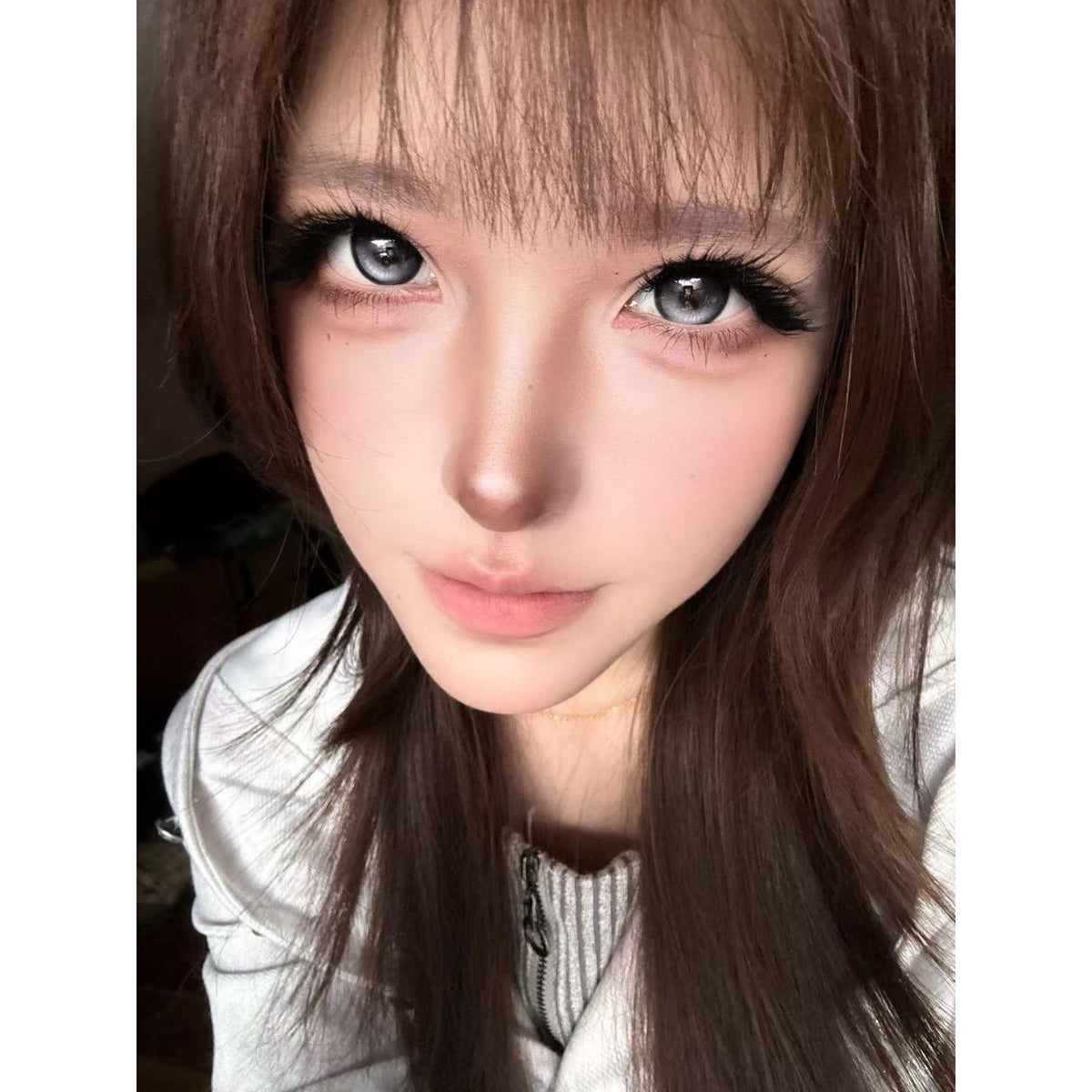 CDDZWWHEI OBALEN 14.50mm Black Colored Contact Lenses (6 Months Wear)