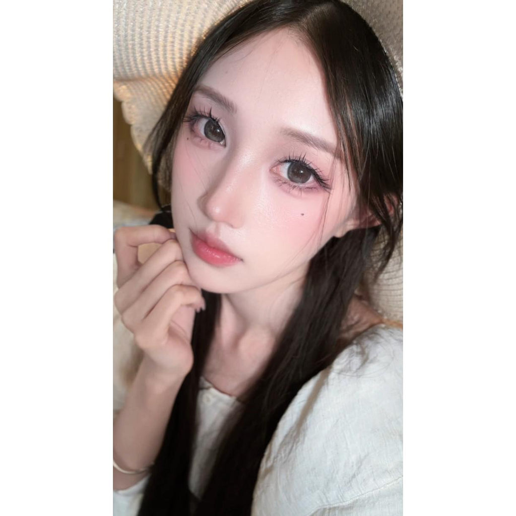 DXZLI Tinacon คอนแทคเลนส์สีดำ ขนาด 14.50 มม. (ชนิดราย 6 เดือน)