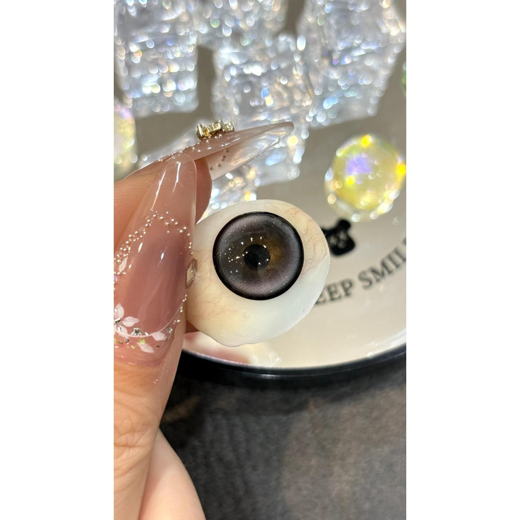 KKKAI thestarlens 14.50mm Grey Colored Contact Lenses (6 Months Wear)