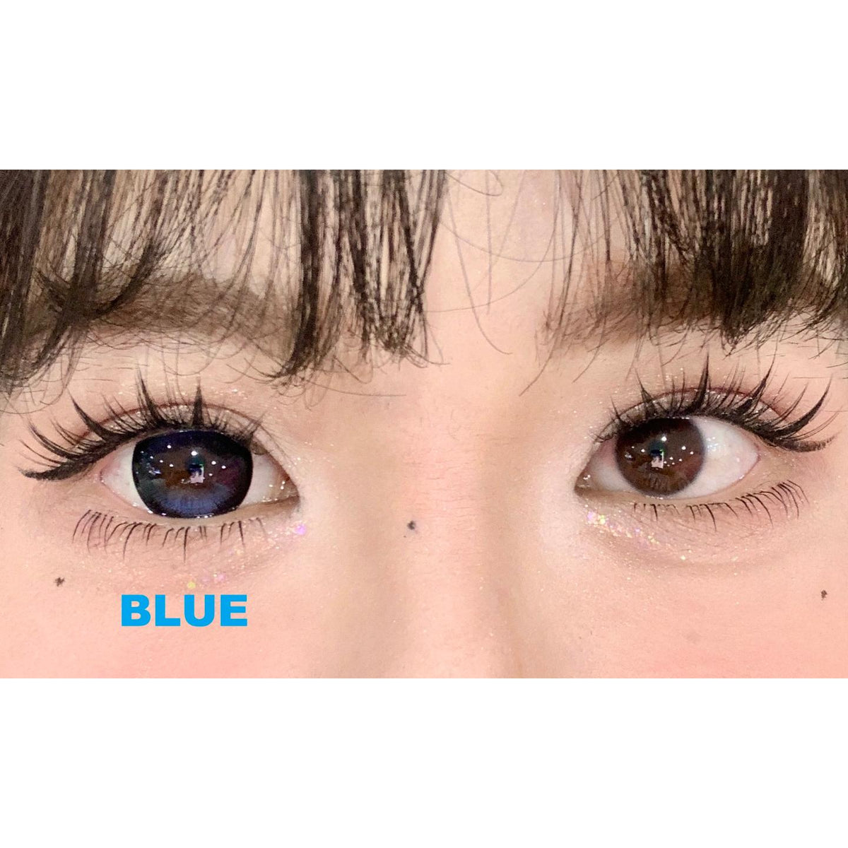 CDZLSHAI OBALEN 14.50mm Blue Colored Contact Lenses (6 Months Wear)
