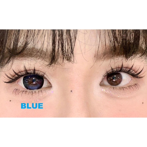 CDZLSHAI OBALEN 14.50mm Blue Colored Contact Lenses (6 Months Wear)