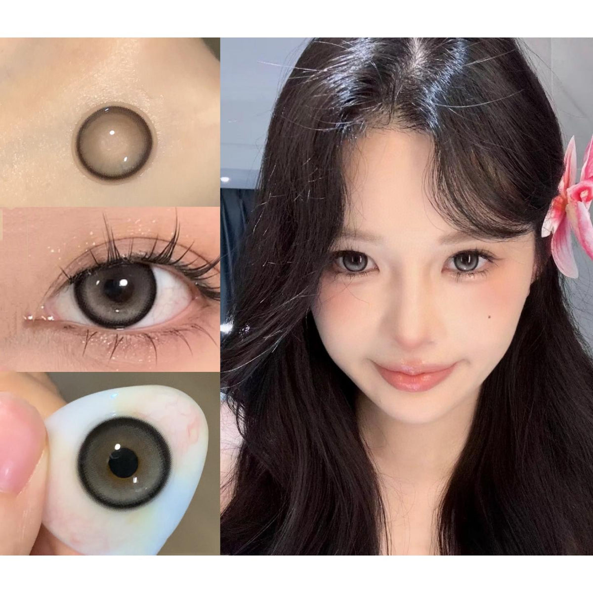 HJXGOU thestarlens 14.50mm Brown Colored Contact Lenses (6 Months Wear)