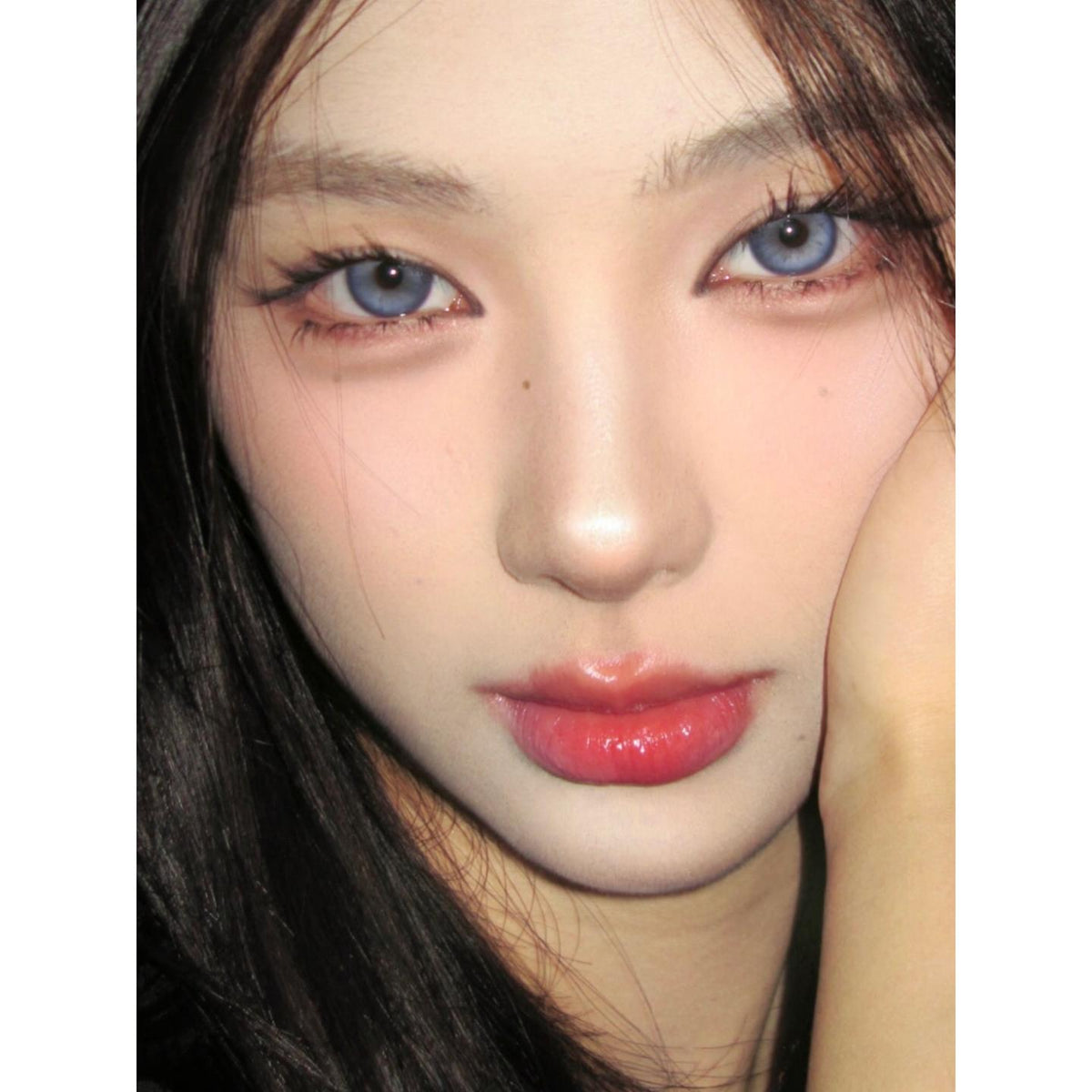Kính áp tròng màu HLBAO MorningCon 14.50mm màu xanh dương (Sử dụng trong 6 tháng)
