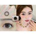 LRKFEI JONCON 14.50mm Brown Colored Contact Lenses (6 Months Wear)