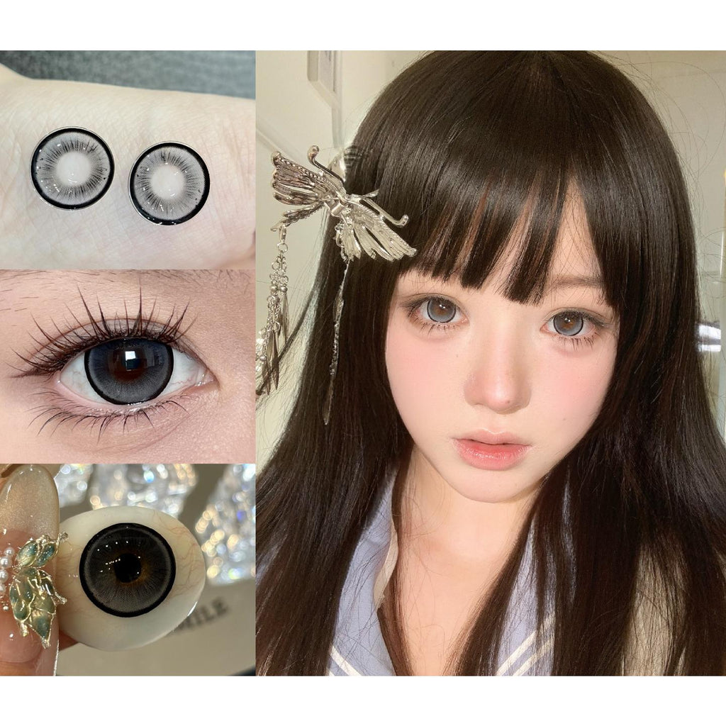 JXALAO thestarlens คอนแทคเลนส์สีเทา ขนาด 14.50 มม. (ระยะเวลาการใช้งาน 6 เดือน)