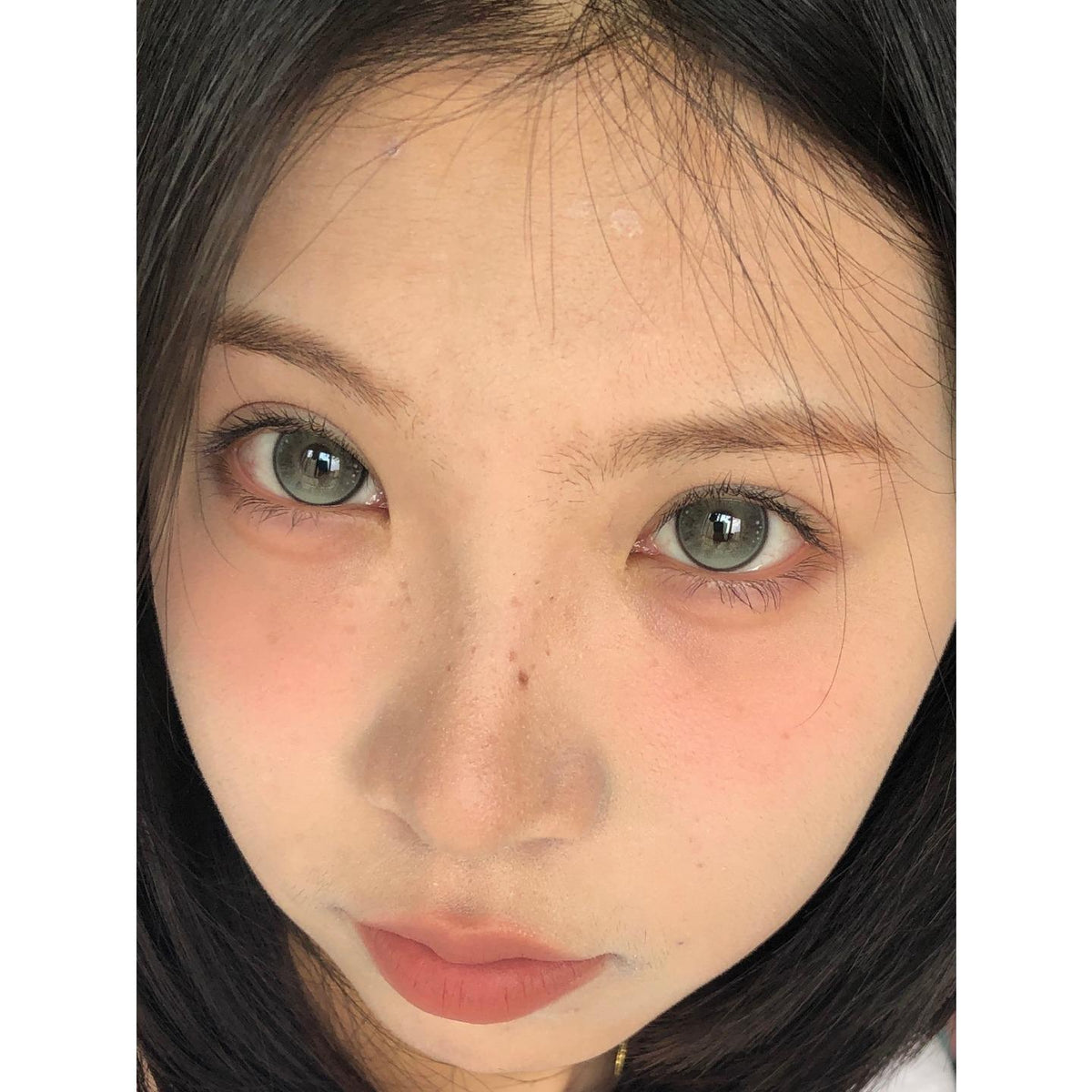 YGZHUI Serltyca คอนแทคเลนส์สีเทา ขนาด 14.20 มม. (ชนิดใส่ได้นาน 6 เดือน)