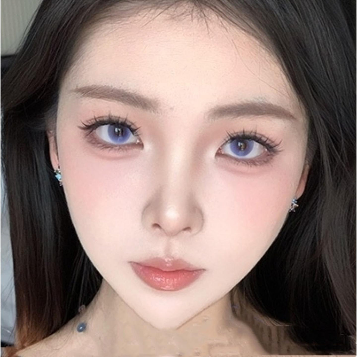 YCZMENG OVOLOOK 14.20mm Purple Colored Contact Lenses (6 Months Wear)