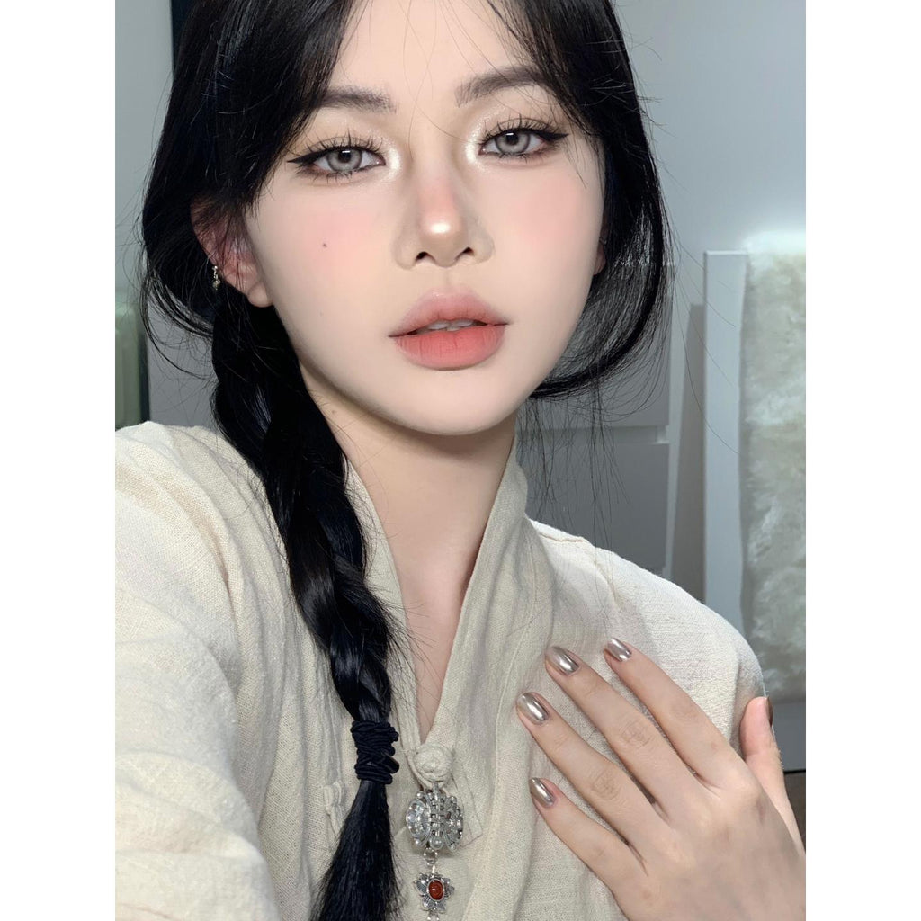 GZXTONG MorningCon 14.20mm Brown Colored Contact Lenses (6 Months Wear)