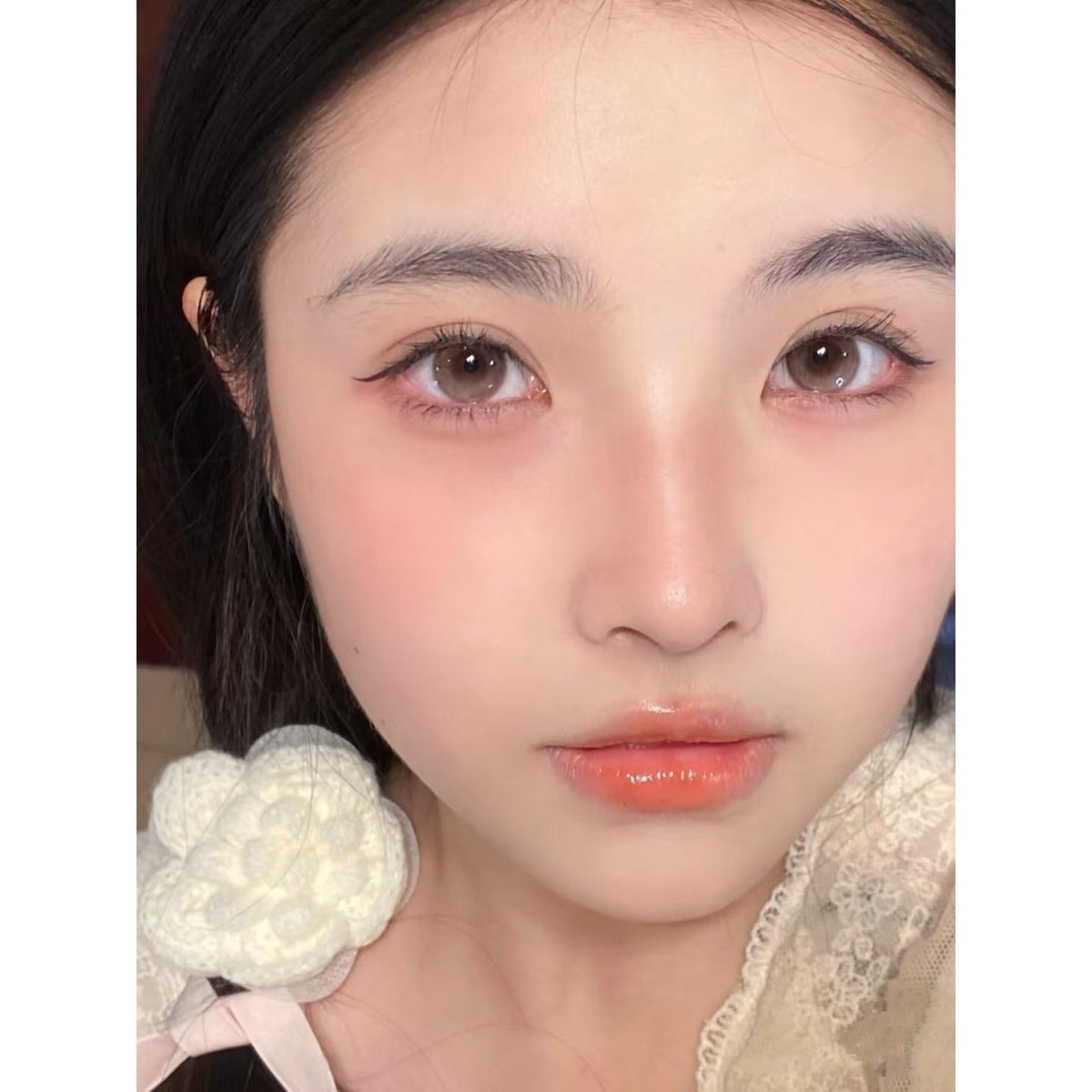 LANAO ROSELENS 14.20mm Pink Colored Contact Lenses (6 Months Wear)