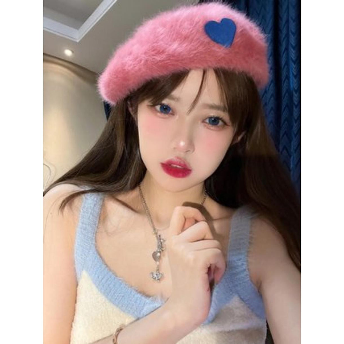 LYNDONG MorningCon 14.50mm Blue Colored Contact Lenses (6 Months Wear)