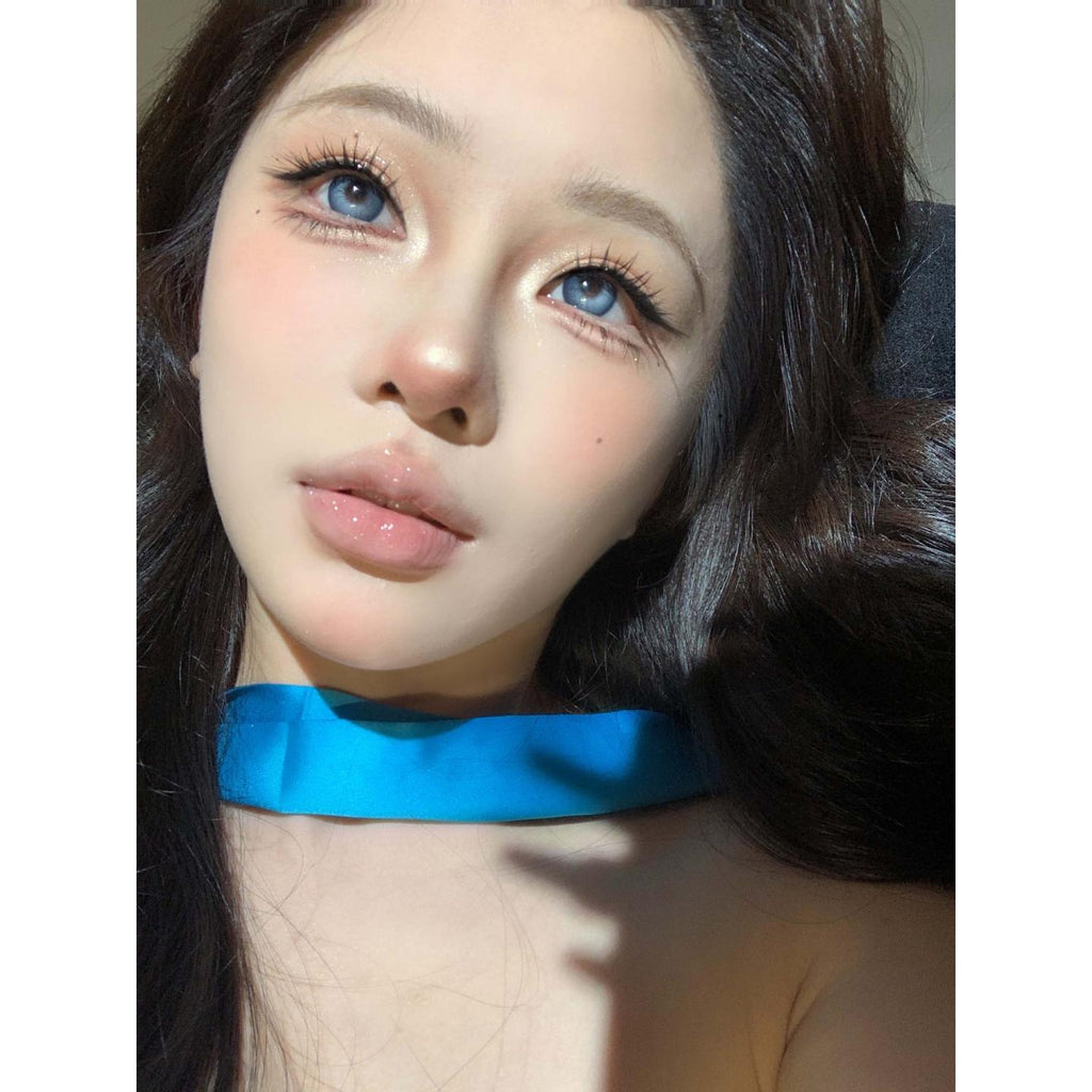 AHRYU PORSLEN 14.50mm Blue Colored Contact Lenses (6 Months Wear)