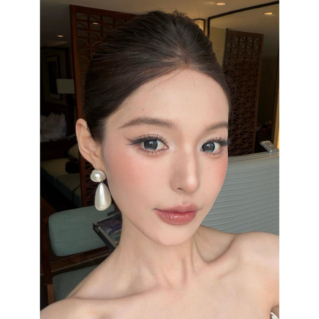 TKHYHU MimiPark 14.50mm Blue Colored Contact Lenses (6 Months Wear)