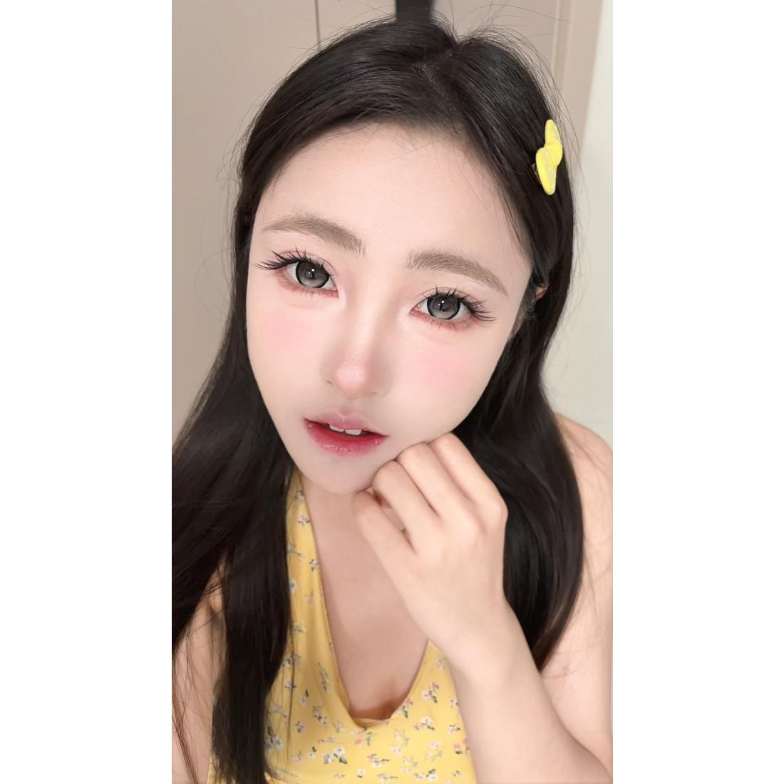 GGSKE Tinacon 14.50mm Gray Colored Contact Lenses (6 Months Wear)
