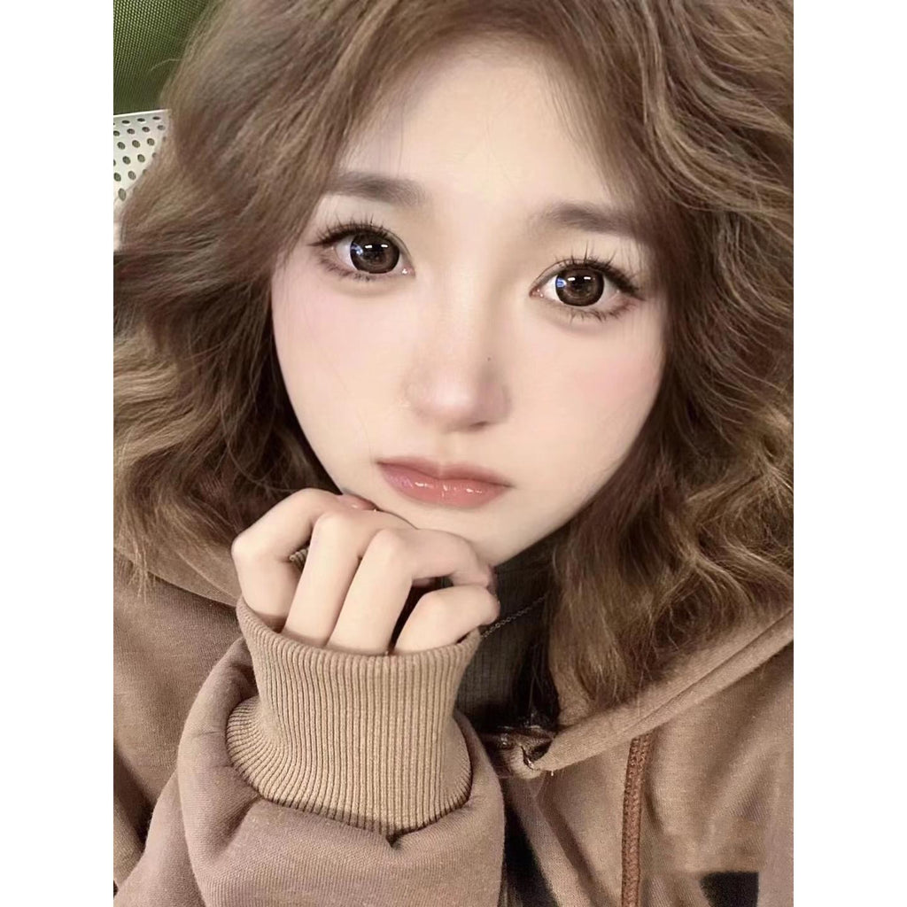 DLQJI BOOSCON 14.50mm Brown Colored Contact Lenses (6 Months Wear)