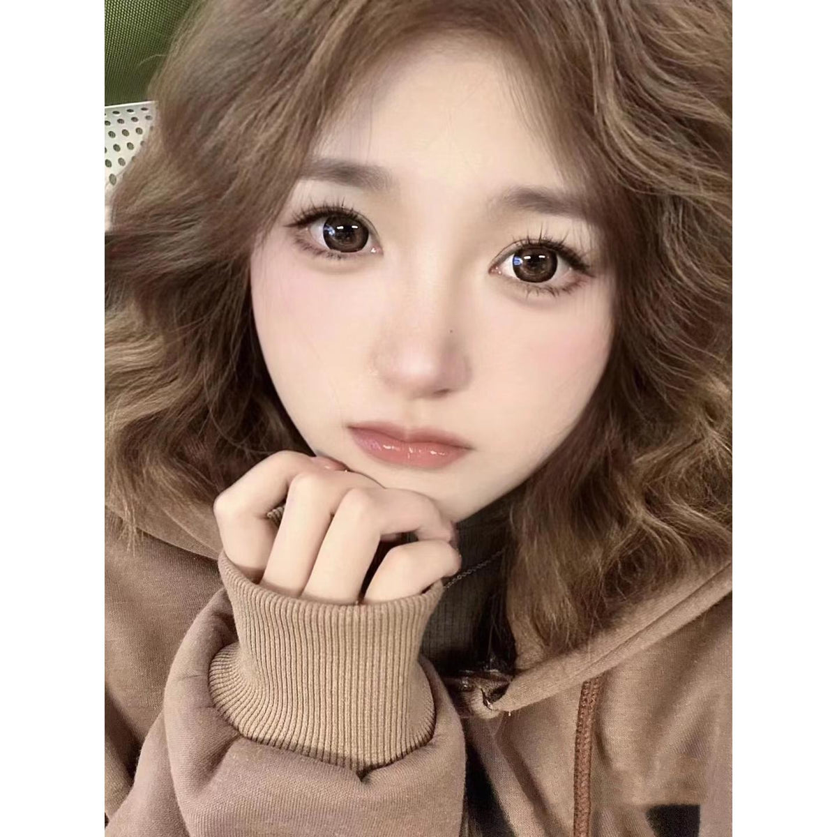 DLQJI BOOSCON 14.50mm Brown Colored Contact Lenses (6 Months Wear)