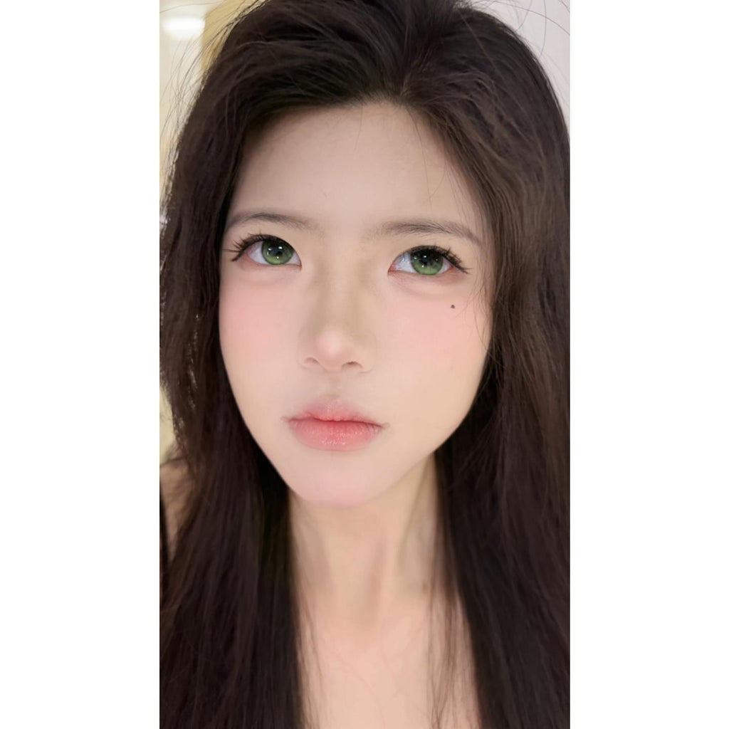 QGLAN thestarlens 14.20mm Green Colored Contact Lenses (6 Months Wear)