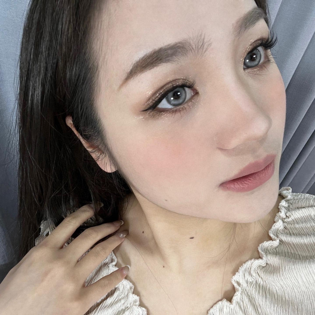 LHHHUA MorningCon คอนแทคเลนส์สีเทา ขนาด 14.20 มม. (ชนิดราย 6 เดือน)