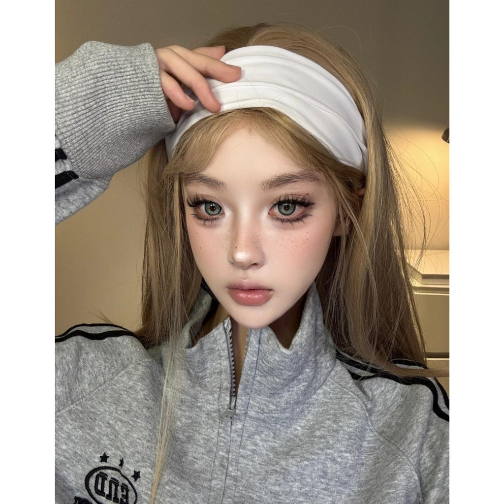DZXBLV Xiyoulens 14.20mm Green Colored Contact Lenses (6 Months Wear)