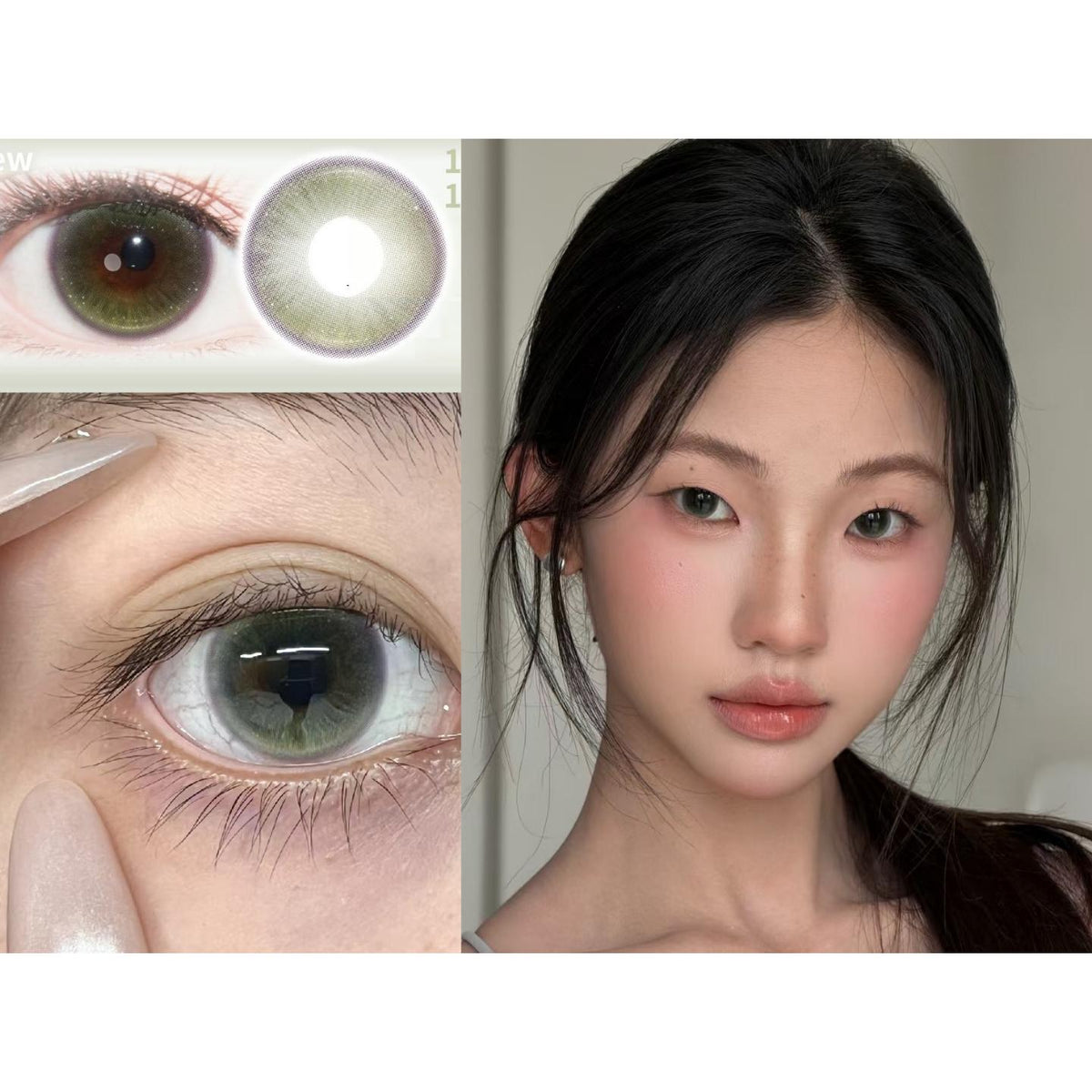 MWTI MimiPark 14.20mm Green Colored Contact Lenses (6 Months Wear)