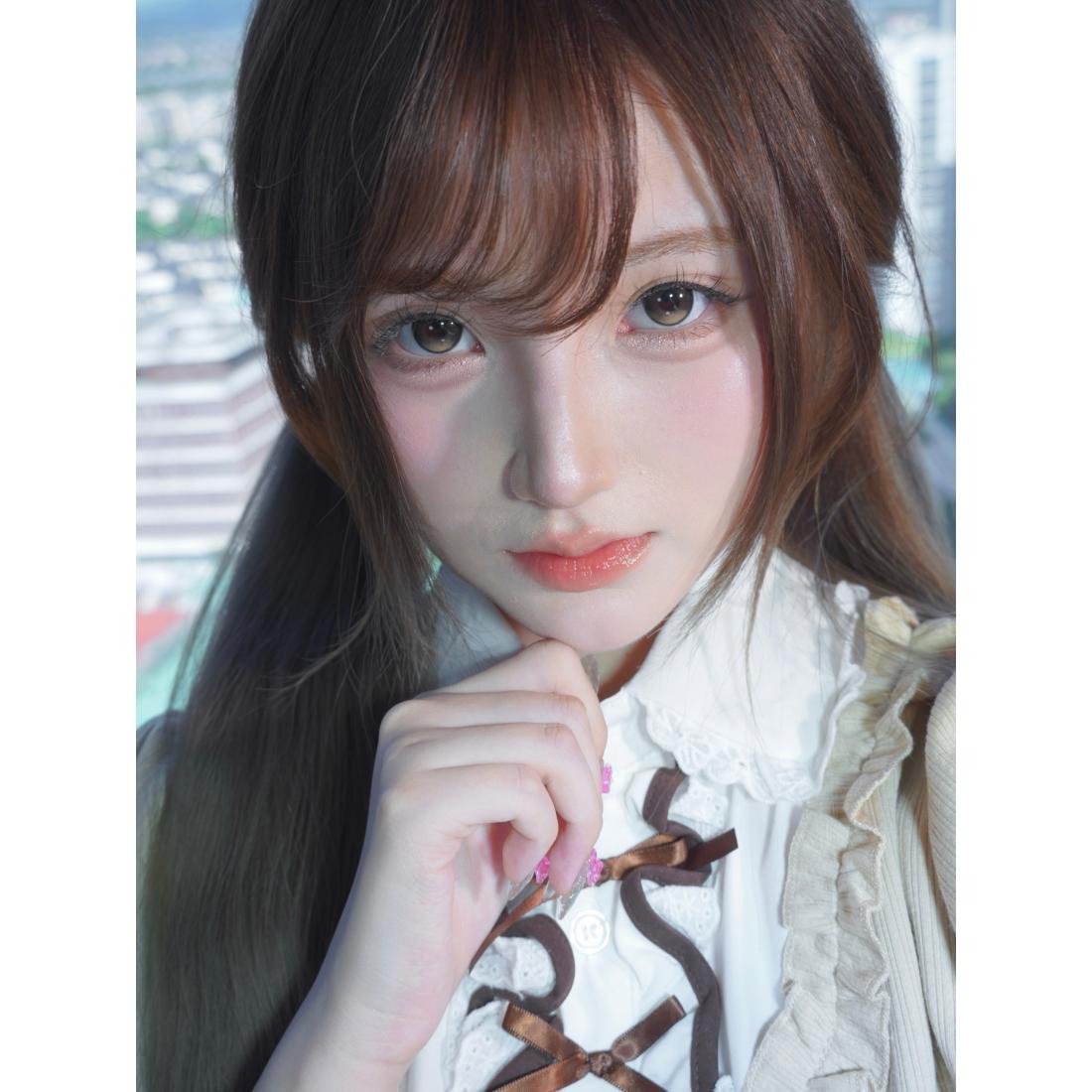 RGLNZONG MimiPark 14.50mm Brown Colored Contact Lenses (6 Months Wear)