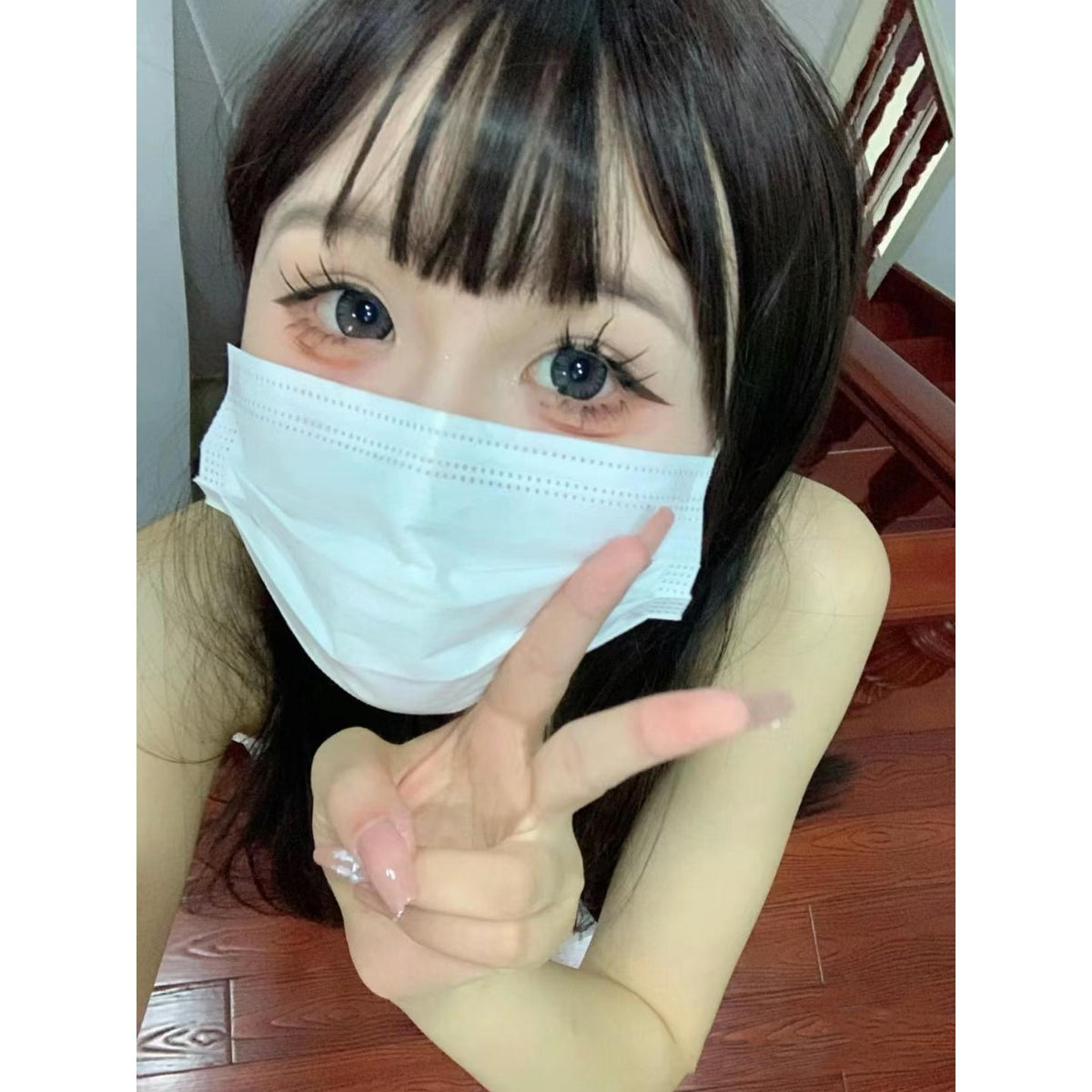 MLWLONG BOOSCON 14.50mm Gray Colored Contact Lenses (6 Months Wear)